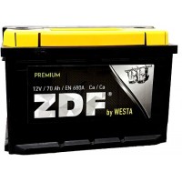 Аккумулятор 6СТ-70 "ZDF PREMIUM" (ОБР.) (МНПК "WESTA")
