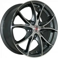 Alcasta M07 16x6.5 4x100 ET 50 CB60.10 Антрацитовый с полированной лицевой поверхностью
