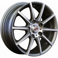 Alcasta M12 15x6.0 4x100 ET 46 CB54.10 Антрацитовый с полированной лицевой поверхностью