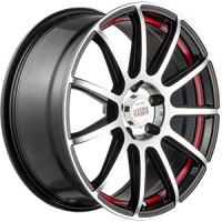 Alcasta M26 R15x6 4x100 ET36 CB60.1 BKYS