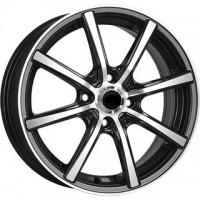 Cross Street Y4809 15x6.0 4x100 ET 45 CB60.10 Черный с полированной лицевой поверхностью