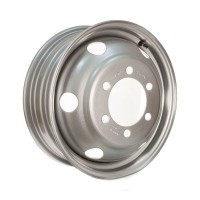 HARTUNG (506) R17.5x6.75 6x205 ET130 CB161 Silver наружный вылет 140