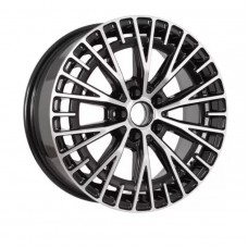 KDW KD1730(КС1098-12) R17x7 5x108 ET45 CB67.1 Black_Front_Polished