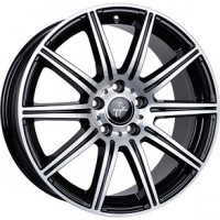 Keskin Tuning KT16 R18x8 5x112 ET45 CB66.6 Black_Front_Polish