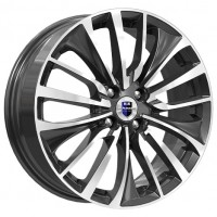 КиК Flanker 17x6.5 4x100 ET 45 CB67.10 ЛитойxЧерный с полированной лицевой поверхностью