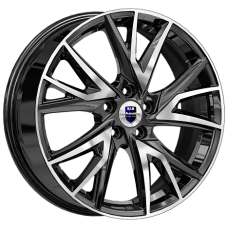 КиК Кайлас 18x6.5 5x114.30 ET 35 CB67.10 ЛитойxЧерный с полированной лицевой поверхностью