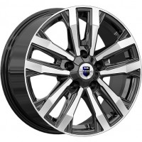 КиК Мичиган 18x8.0 5x130 ET 43 CB84.10 ЛитойxЧерный с полированной лицевой поверхностью