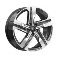 Premium Series КР004 Sorento 19x7.5 5x114.30 ET 49 CB67.10 ЛитойxЧерный глянцевый с полированной лицевой поверхностью