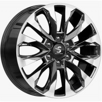 Premium Series КР007 Haval H9 20x8.0 6x139.70 ET 42 CB75.10 Темно - серый глянцевый с полированной лицевой поверхностью