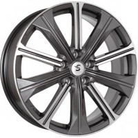 Premium Series КР013 Mazda CX-5 19x7.0 5x114.30 ET 45 CB67.10 Темно - серый глянцевый с полированной лицевой поверхностью