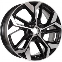 КиК ZV Emgrand X7 КС1062 17x6.5 5x114.30 ET 45 CB60.10 Черный с полированной лицевой поверхностью