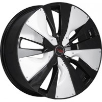 Legeartis Concept INF501 21x9.5 5x114.3 ET 50 CB66.10 Черный с белыми пластиковыми элементами