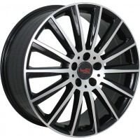 R20 Legeartis MR542 Concept 8.5/5x112x66.6/55.5 BKF (15x1.25 болт) (перед.ось)