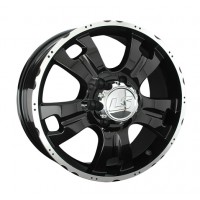 LS Wheels 214 R18x7.5 6x139.7 ET30 CB106.1 BKF