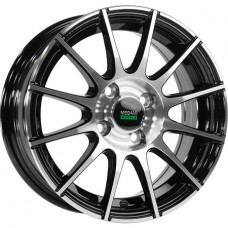 Megami MGM-35 15x6.0 4x98 ET 35 CB58.60 ЛитойxЧерный с полированной лицевой поверхностью