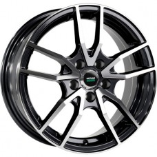 Megami MGM-20 15x6.0 4x100 ET 37 CB60.10 ЛитойxЧерный с полированной лицевой поверхностью