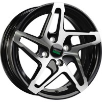 Megami MGM-34 R14x6 4x100 ET35 CB67.1 BKF
