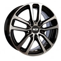 N2O V2209 15x6.0 5x100 ET 40 CB57.10 Черный с полированной лицевой поверхностью