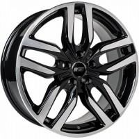 N2O V2212 18x7.5 5x108 ET 47 CB60.10 Черный с полированной лицевой поверхностью