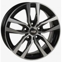 N2O V2214 16x6.0 5x114.30 ET 43 CB67.10 Черный с полированной лицевой поверхностью