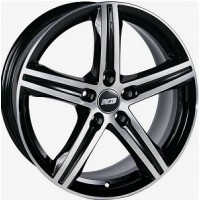 N2O V2231 18x8.0 5x112 ET 40 CB57.10 Черный с полированной лицевой поверхностью