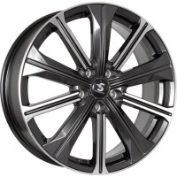 Premium Series КР013 Haval Dargo 19x7.0 5x114.30 ET 40 CB66.60 ЛитойxЧерный глянцевый с полированной лицевой поверхностью
