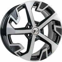 RPLC-Wheels Che262 18x7.5 5x108 ET 47 CB60.10 Черный с полированной лицевой поверхностью