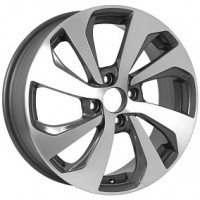 RST R006 16x6.0 4x100 ET 50 CB60.10 ЛитойxАнтрацитовый с полированной лицевой поверхностью