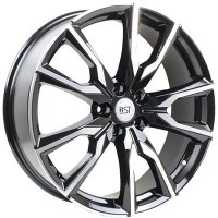 RST R012 20x8.0 5x114.30 ET 30 CB60.10 Черный с полированной лицевой поверхностью