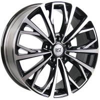 RST R038 18x7.0 5x114.30 ET 45 CB66.10 Черный с полированной лицевой поверхностью