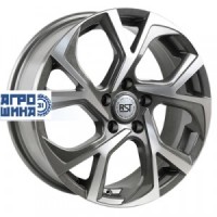 RST R087 17x6.5 5x112 ET 38 CB66.60 ЛитойxАнтрацитовый с полированной лицевой поверхностью