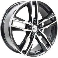 RST R128 18x7.5 5x108 ET 49 CB65.10 Черный с полированной лицевой поверхностью