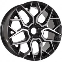 RST R148 18x8.0 5x112 ET 30 CB66.60 Черный с полированной лицевой поверхностью