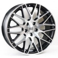 RST R158 18x8.0 5x108 ET 33 CB65.10 ЛитойxЧерный с полированной лицевой поверхностью