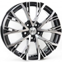 RST R207 17x6.5 5x114.30 ET 45 CB54.10 ЛитойxЧерный с полированной лицевой поверхностью