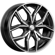 Скад Арика 19x8.0 5x114.30 ET 35 CB60.10 ЛитойxЧерный матовый с полированной лицевой поверхностью