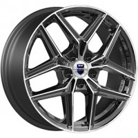 КиК Юнион 17x7.0 5x112 ET 45 CB66.60 Черный с полированной лицевой поверхностью