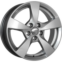 СКАД KL-265 VW Polo/Skoda Rapid R15x6 5x100 ET38 CB57.1 Silver