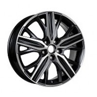 Скад KL-375 18x6.5 5x108 ET 33 CB60.10 Черный с полированной лицевой поверхностью