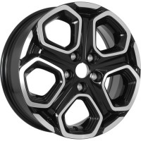 СКАД 403008044R Kaprao (без вставок) R17x6.5 5x114.3 ET50 CB66.1 Almaz_black