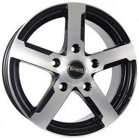 Tech Line 508 15x6.5 5x139.70 ET 40 CB98.10 Черный с полированной лицевой поверхностью
