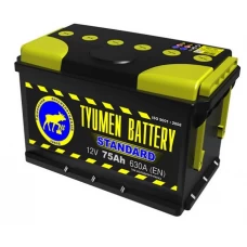 Аккумулятор Тюмень 6СТ-75L "TYUMEN BATTERY" Standard