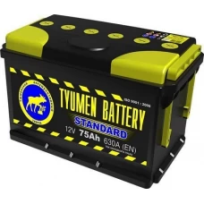 Аккумулятор Тюмень 6СТ-75L "TYUMEN BATTERY" Standart (обр)