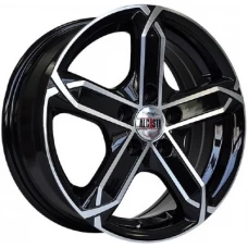 Alcasta M19 R15x6 4x100 ET43 CB60.1 BKF