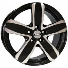 Cross Street CR-21 17x7.0 5x114.30 ET 45 CB54.10 Черный с полированной лицевой поверхностью