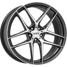 Dotz LagunaSeca dark 19 / 8.0J PCD 5x112.0 ET 30.00 ЦО 70.10Антрацитовый с полированной лицевой поверхностью