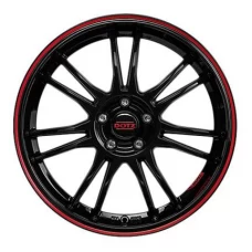 R19 DOTZ Shift pinstripe red 8.0/5x112x70.1/45 (OSI9K8BR45)