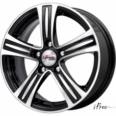 iFree S.U. 15 / 6.0J PCD 5x114.3 ET 45.00 ЦО 67.10 Черный с полированной лицевой поверхностью