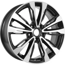 KDW KD1830 R18x7 5x114.3 ET48 CB67.1 Black_Front_Polished