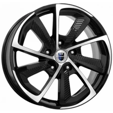 КиК C.T.G 18 / 8.0J PCD 5x114.3 ET 40.00 ЦО 66.10  Черный с полированной лицевой поверхностью